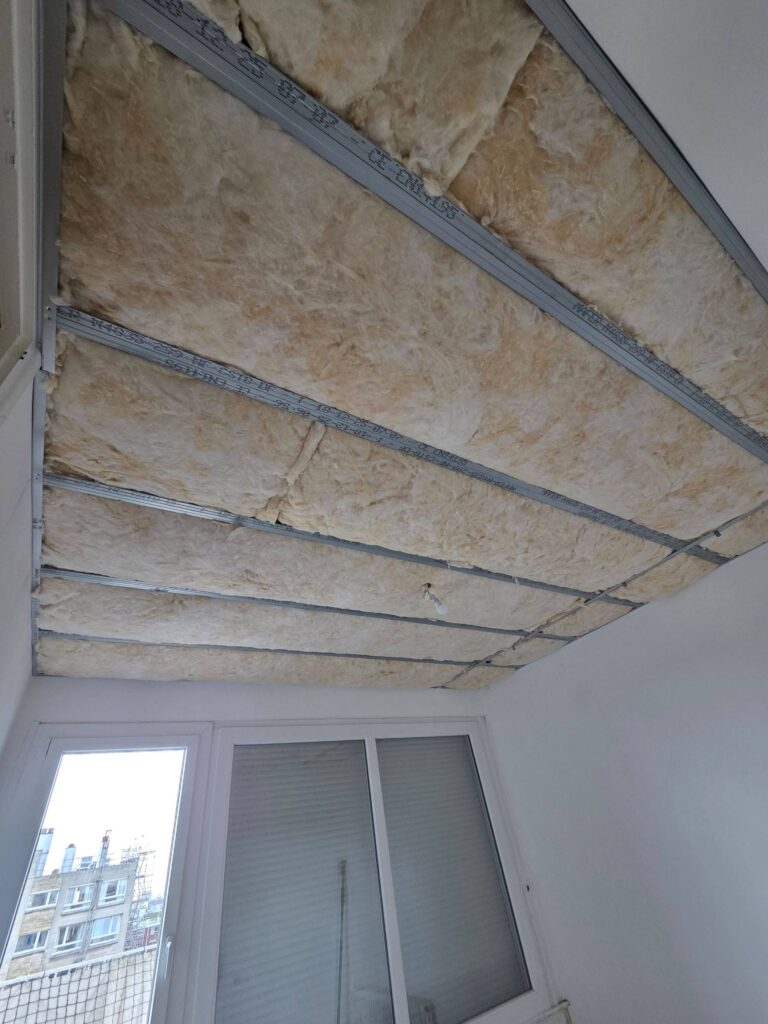 Installation de plafond isolant à Villeneuve-d’Ascq